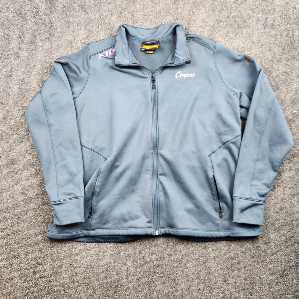 Klim Sundance Jacket Womens 2XL Blue Softshell Full Zip Fleece Moto Riding